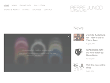 Tablet Screenshot of pierrejunod.com